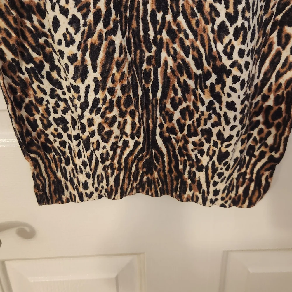 J. Crew Leopard Print Sweater